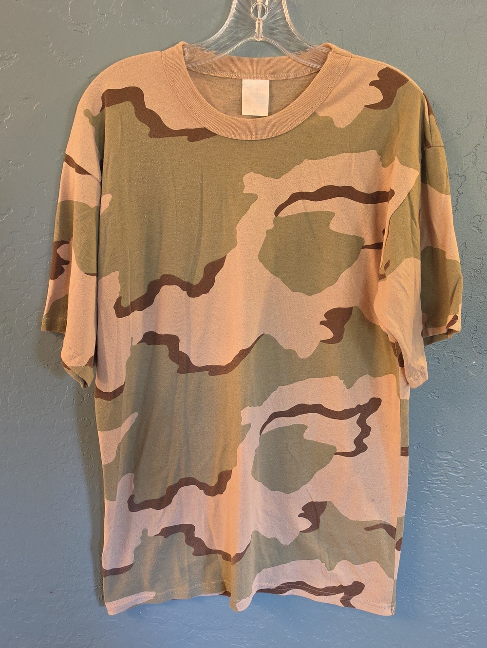 Men's Short-Sleeve Camouflage Tee - Olive & Beige